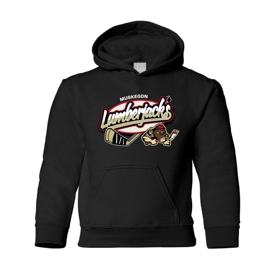 Youth Hooded Sweatshirt (Black)