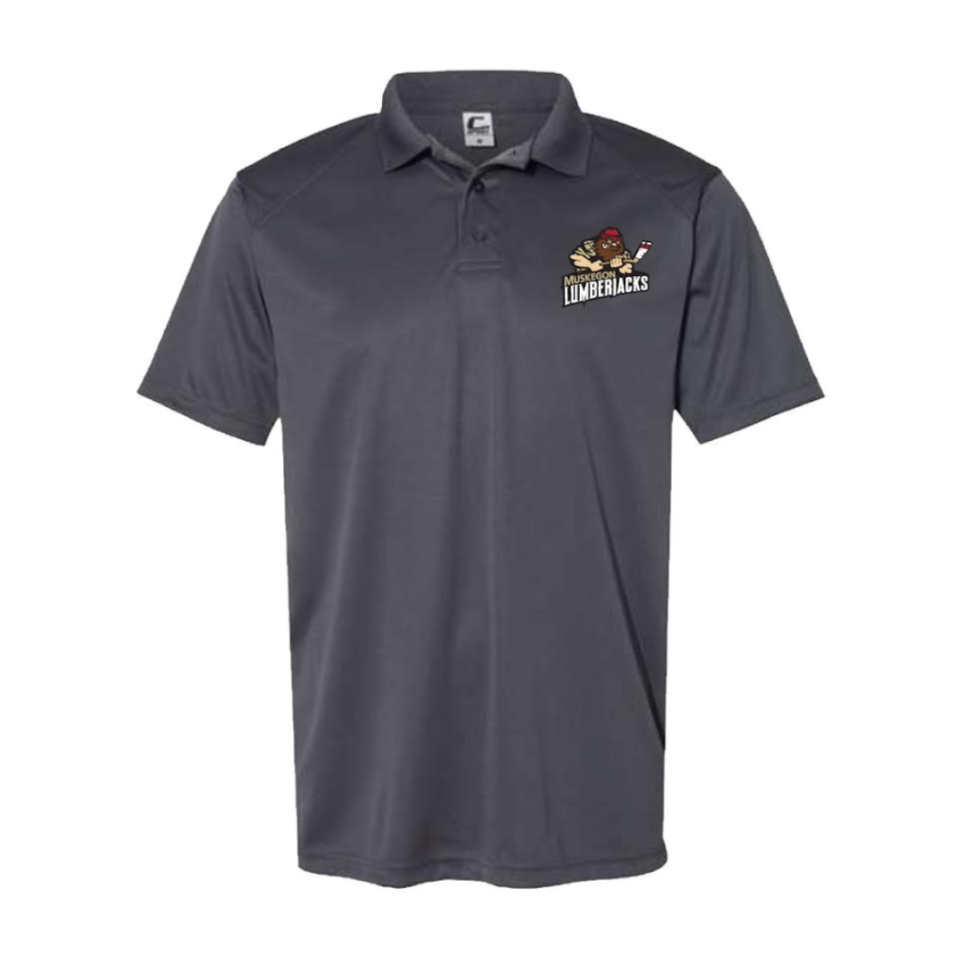 Adult Performance Polo (Grey, Embroidered)