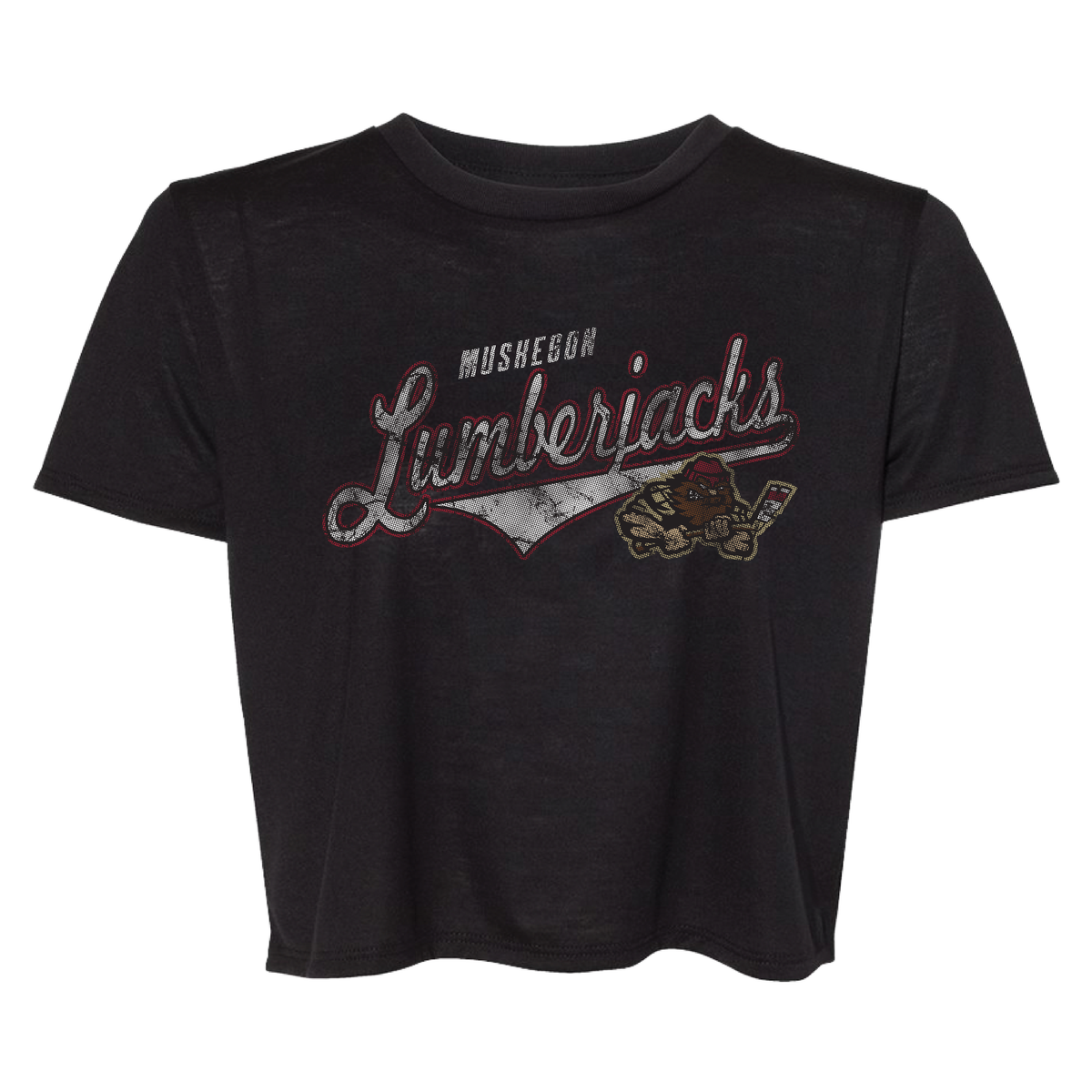 Black Women's Crop Tee
