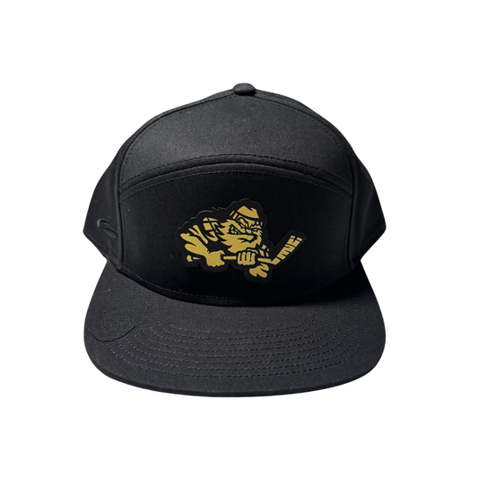 Black Six Panel Hat