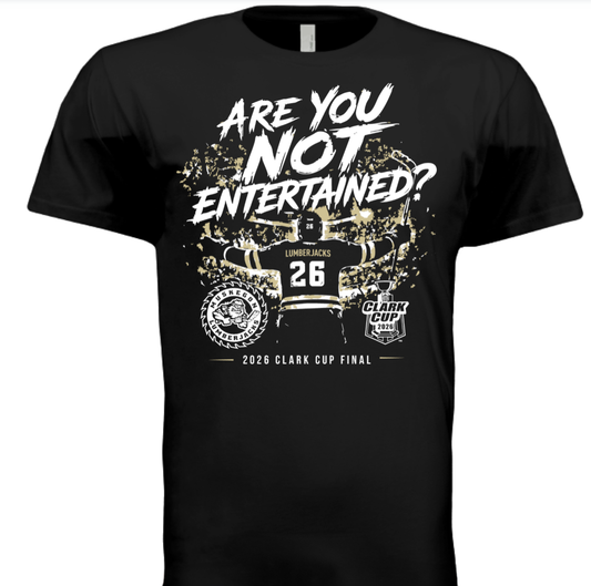 Are You Not Entertained? Black Tee Shirt