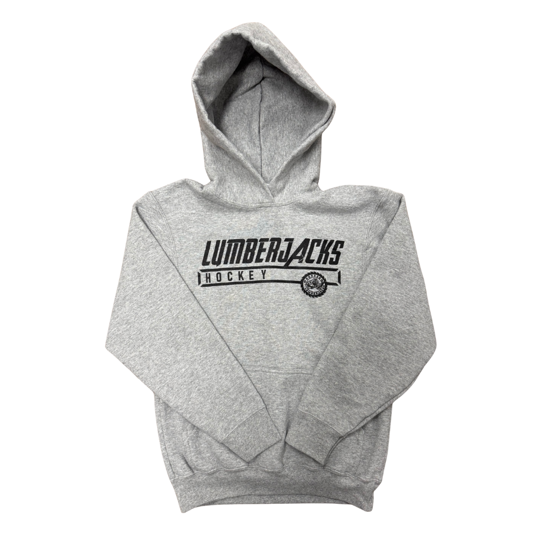 Youth Grey Lumberjacks Hoodie