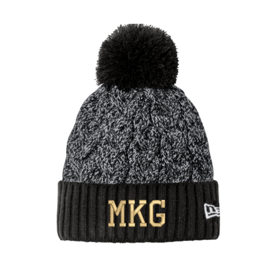 MKG Black Beanie (Embroidered)