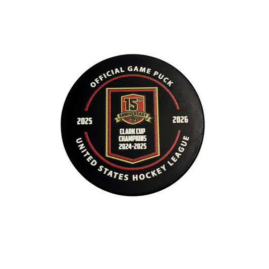 Clark Cup Banner Puck