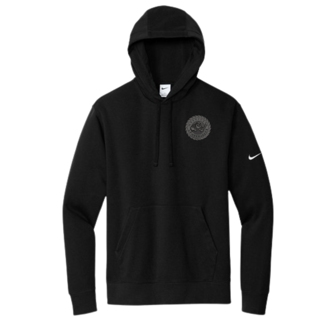 Black Nike Hoodie Muskegon Lumberjacks