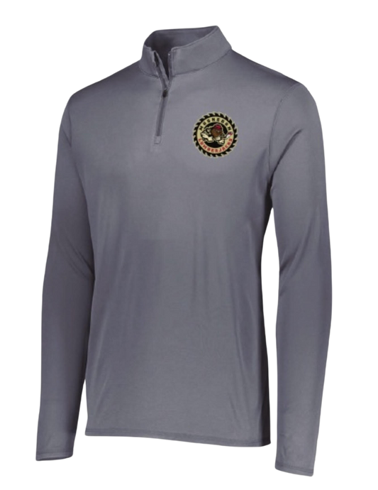 Quarter-Zip Pullover Sawblade Logo